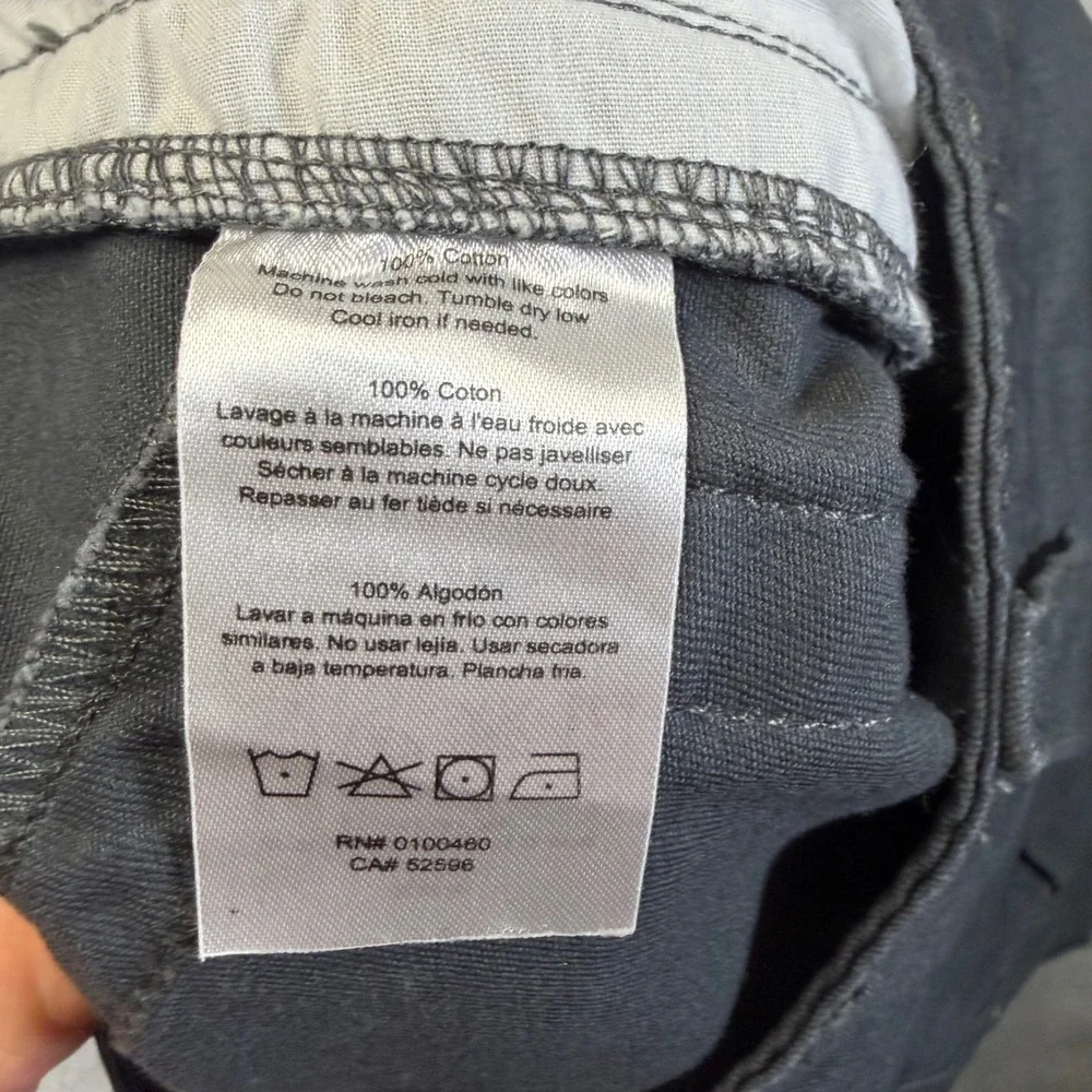 Kavu Mens 36 Shorts Gray Cotton Twill Outdoor Hiking Casual 5-Pocket Charcoal
